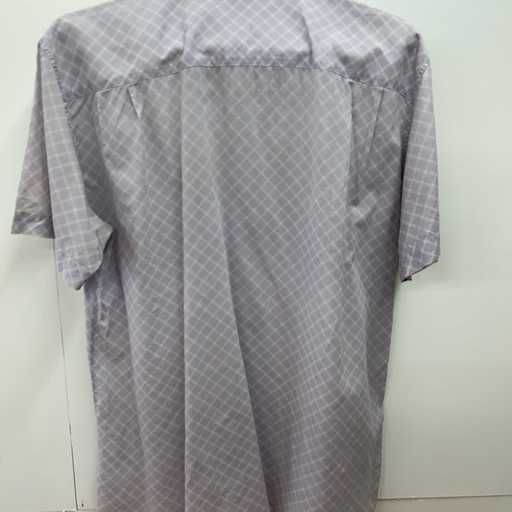 Marc Jacobs Light Lavender Checkered Button Down … - image 4